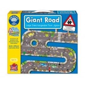 Puzzle gigant de podea traseu masini (20 piese) GIANT ROAD JIGSAW imagine