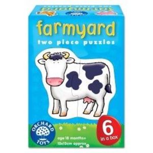 Set 6 puzzle Ferma (2 piese) FARMYARD imagine
