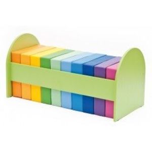 Set perne patrate spuma Curcubeu - Novum imagine