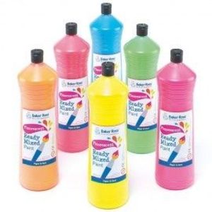 Set guase 6 culori fluorescente - Baker Ross imagine