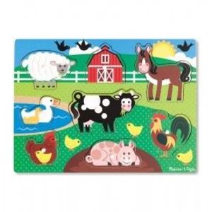 Puzzle din lemn Ferma Animalelor imagine