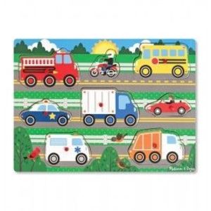 Puzzle din lemn Vehicule cunoscute imagine