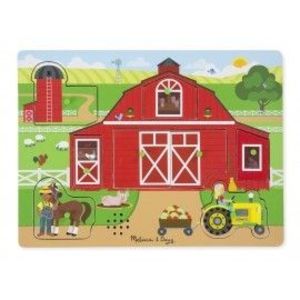 Puzzle sonor Ferma - Melissa and Doug imagine