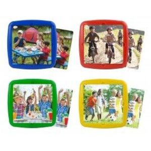 Set 4 puzzle Ma distrez cu prietenii mei - Miniland imagine