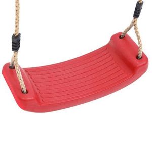 Leagan pentru copii din plastic HDPE rezistent la intemperii rosu KBT imagine