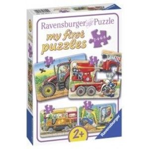 Primul meu puzzle utilaje agricole 2468 piese imagine