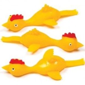 Set 5 pui extensibili Flying Chickens imagine