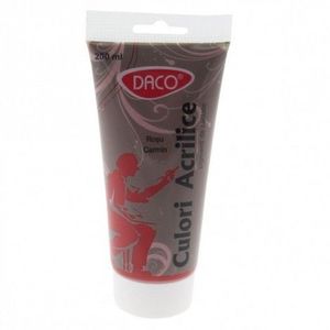 Vopsea culori acril 200 ml Rosu Carmin imagine