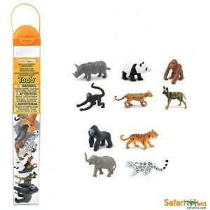 Tub cu 10 figurine - Specii Terestre pe cale de disparitie imagine