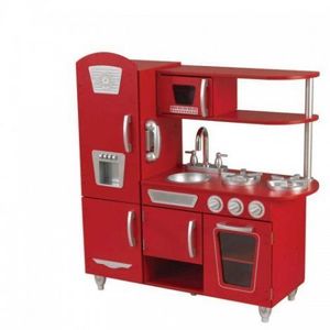 Bucatarie de jucarie din lemn Red Vintage imagine