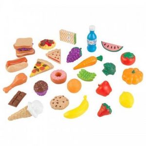 Set alimente de jucarie din lemn 30 piese imagine