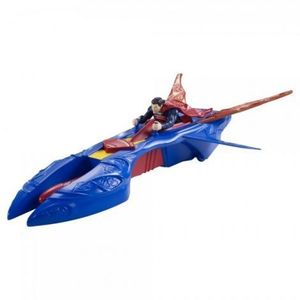 Figurina Man of Steel si vehicul Kryptonian Interceptor imagine
