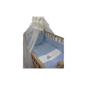 Lenjerie de pat nino 2- cuoricini blue imagine