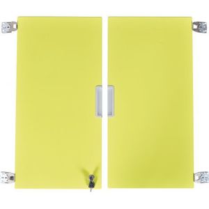 Set 2 usi verde lime marime medie cu incuietoare imagine