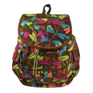 Rucsac urban Dragonfly, fond maro - LaRue imagine