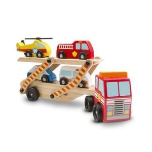 Transportor cu vehicule de urgenta Melissa and Doug imagine