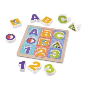 Puzzle cu piese mari pentru belelusi Melissa and Doug imagine