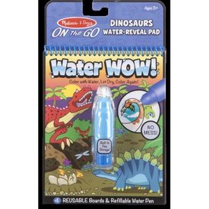 Carnet de colorat apa magica Dinozauri Melissa and Doug imagine