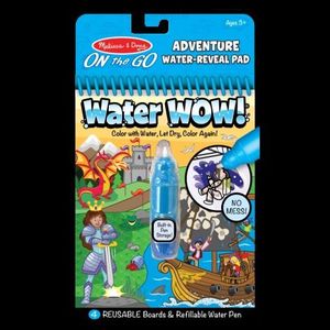 Carnet de colorat apa magica Aventuri Melissa and Doug imagine