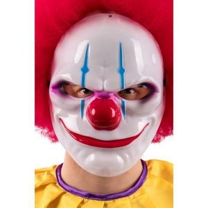 Masca clown horror plastic Carnival Toys CT00784 imagine