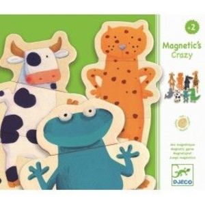 Joc cu magneţi Djeco Animale- amuzante imagine