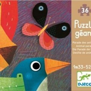 Puzzle gigant Djeco Parada animalelor imagine