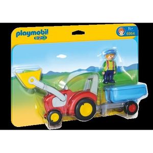 123 tractor cu remorca imagine