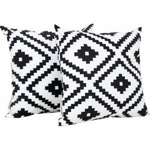 Set 2 perne decorative patrate romburi imagine