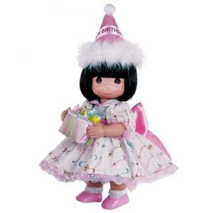 Papusa decor, La multi ani - satena, 31 cm - Precious Moments imagine