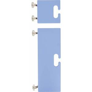 Set 2 usi pentru cuier - Chameleon - Albastru imagine