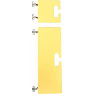 Set 2 usi pentru cuier - Chameleon - Galbe imagine
