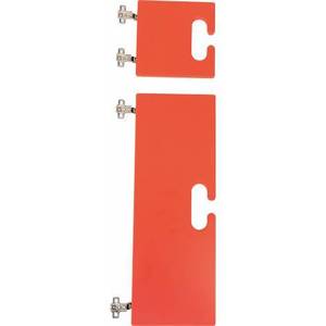 Set 2 usi pentru cuier - Chameleon - Rosu imagine