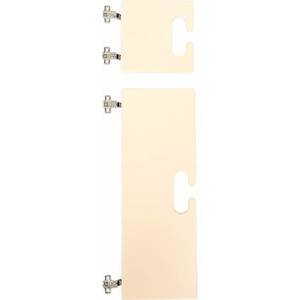 Set 2 usi pentru cuier - Chameleon - Bej imagine