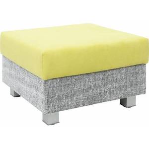 Puf patrat mare gri-verde imagine