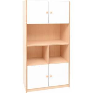 Dulap mare cu usi albe pentru Set mobilier Ferma imagine
