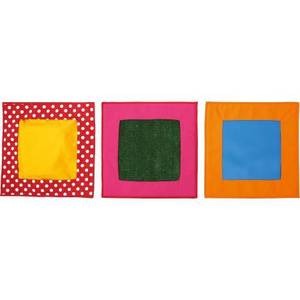 Set complementar 3 patrate senzoriale cu texturi imagine