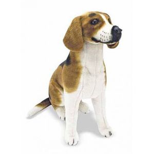 Catel din plus realistic Beagle - Melissa and Doug imagine