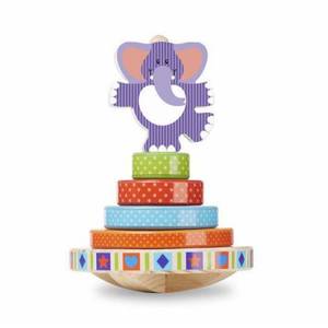 Piramida de stivuit Elefantel Melissa & Doug imagine