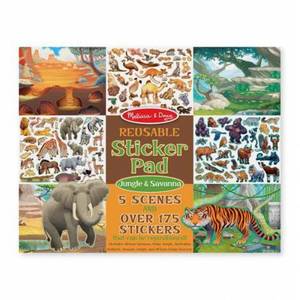 Bloc cu abtibilduri reutilizabile Jungla Melissa & Doug imagine