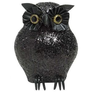 Bufnita neagra glitter imagine