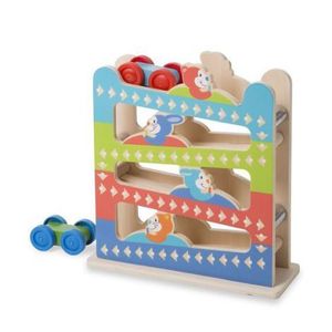 Roller-coaster din lemn cu masinute - Melissa and Doug imagine