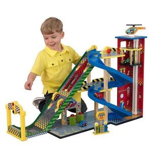 Set mega rampa cu garaj Kidkraft 63267 imagine