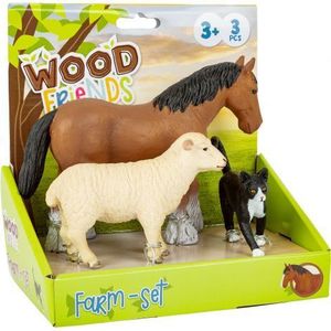 Set 3 figurine Animale de la Ferma imagine