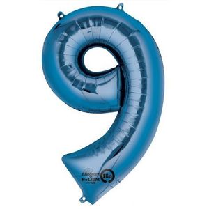 Balon super shape blue 9 imagine