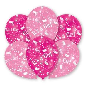 Set 6 baloane latex It’s A Girl imagine