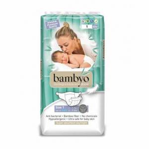 Scutece eco, unica folosinta, bambyo nr 1, 40 buc imagine