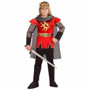 Costum rege arthur rosu imagine