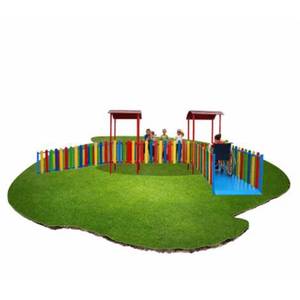 Ansamblu de joaca pentru copii cu dizabilitati – metal imagine