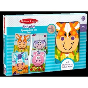 Set 4 puzzle Animale domestice - Melissa & Doug imagine