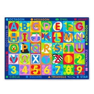 Covor de joaca Litere si forme geometrice - Melissa & Doug imagine